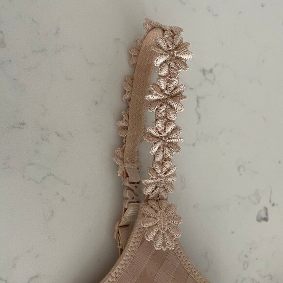 Marie Jo Avero Heart Shaped Padded Wireless Bra Cafe au Lait Sz 34A NWOT - Picture 12 of 13